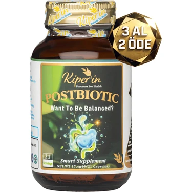 Kiperin Postbiyotik 210 Milyar Cfu Rhamnosus & Plantarum Sindirim (21Kapsül & 700mg) | Akıllı Gıda