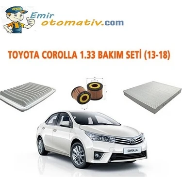 Asbe Otomotiv Toyota Corolla 1.33 Bakım Seti