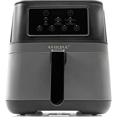 Luxell 7,5 Lt Yağsız Sıcak Hava Fritözü - Tek Hazneli, Sökülebilir Üst Kapak, Enerji Tasarruflu ve