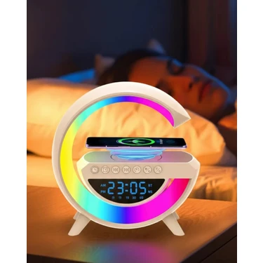 Epilons Rgb Işıklı Kablosuz Hoparlör Bluetooth USB Fm Tf Kart