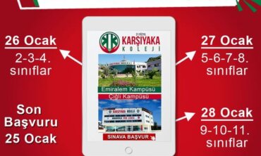 Karşıyaka Koleji Online Okula Kabul Sınavı